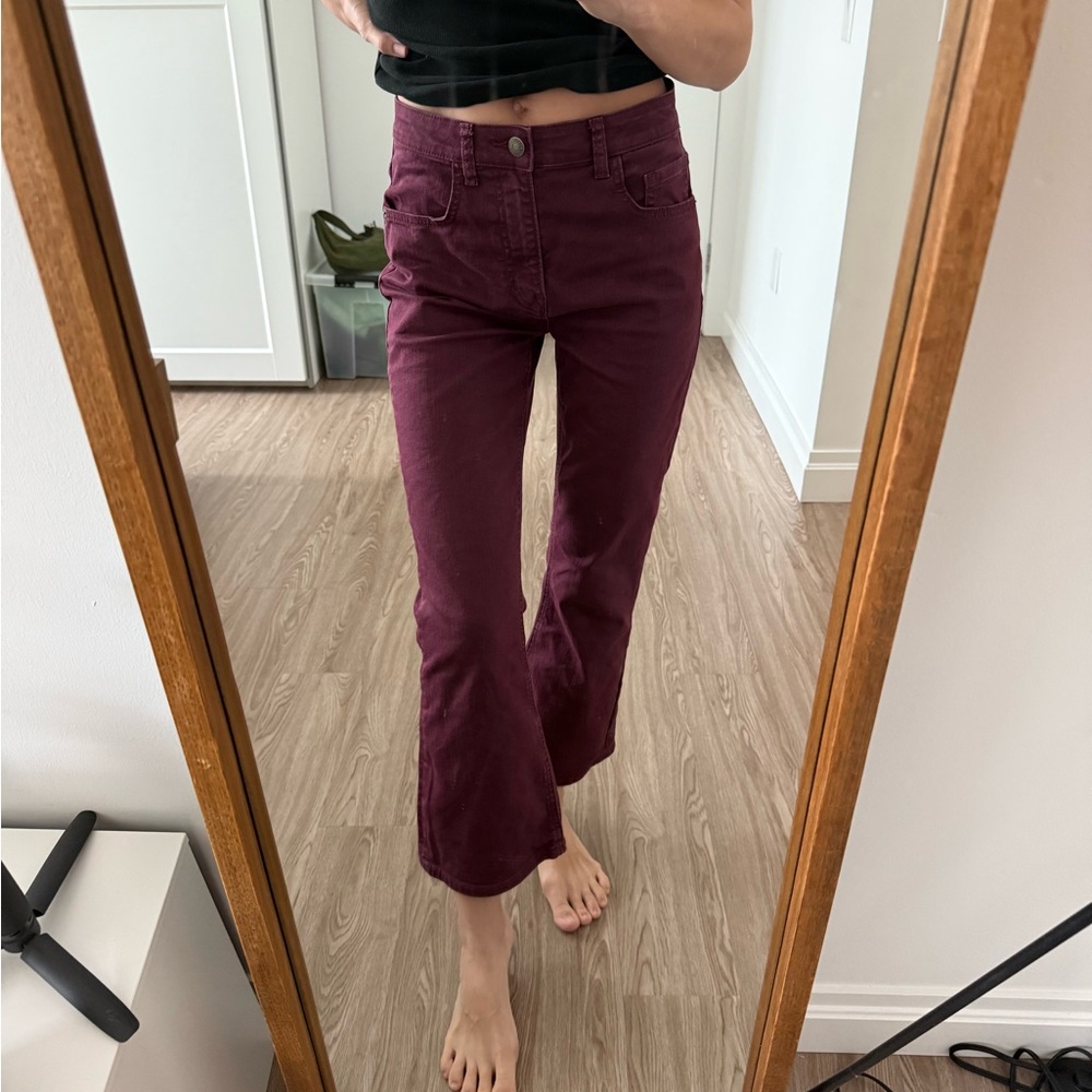 Current/Elliott Deep Purple Pants